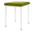 stool robusta with cushion, L x B 40 x 40 cm, frame color white