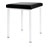 stool robusta with cushion, L x B 40 x 40 cm, frame color white