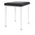 stool robusta with cushion, L x B 40 x 40 cm, frame color white