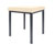 stool robusta with cushion, L x B 40 x 40 cm, frame color anthrazite