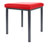stool robusta with cushion, L x B 40 x 40 cm, frame color anthrazite