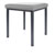 stool robusta with cushion, L x B 40 x 40 cm, frame color anthrazite