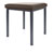 stool robusta with cushion, L x B 40 x 40 cm, frame color anthrazite