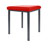stool robusta with cushion, L x B 40 x 40 cm, frame color anthrazite