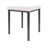 stool robusta with cushion, L x B 40 x 40 cm, frame color anthrazite