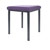 stool robusta with cushion, L x B 40 x 40 cm, frame color anthrazite