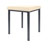 stool robusta with cushion, L x B 40 x 40 cm, frame color anthrazite