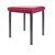 stool robusta with cushion, L x B 40 x 40 cm, frame color anthrazite