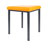 stool robusta with cushion, L x B 40 x 40 cm, frame color anthrazite