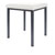 stool robusta with cushion, L x B 40 x 40 cm, frame color anthrazite