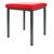 stool robusta with cushion, L x B 40 x 40 cm, frame color anthrazite