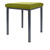 stool robusta with cushion, L x B 40 x 40 cm, frame color anthrazite