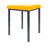 stool robusta with cushion, L x B 40 x 40 cm, frame color anthrazite