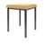 stool robusta with cushion, L x B 40 x 40 cm, frame color anthrazite