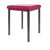 stool robusta with cushion, L x B 40 x 40 cm, frame color anthrazite