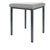 stool robusta with cushion, L x B 40 x 40 cm, frame color anthrazite