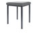 stool robusta with cushion, L x B 40 x 40 cm, frame color anthrazite