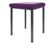 stool robusta with cushion, L x B 40 x 40 cm, frame color anthrazite