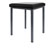 stool robusta with cushion, L x B 40 x 40 cm, frame color anthrazite