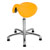 Saddle stool with cushion, exclusive with glides