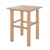 Wooden stool made of hardwood, LxW 35x35 cm