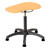 Therapy stool with cushion, standard with glides