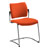 Cantilever chair with cushion