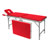 Aluminum case table Robusta ST, incl. headrest + armrest, 170/210x56x70-82 cm