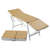 Portable Massage Table Egema incl. headboard, LxWxH 188x55x73-82 cm
