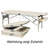 Portable Massage Table Variant, LxWxH 180x70x70-86 cm
