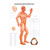 Wall chart - body acupuncture I - , LxW 100x70 cm