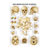Mini-Poster - skull and bones of the skull, - L x W 34x24 cm