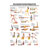 Wall chart - pelvic floor exercises, - LxW 100x70 cm