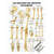 Wall chart - The bones of the upper limb, - LxW 100x70 cm