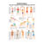 Wall chart - stretching I - , LxW 100x70 cm
