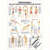 Wall chart - stretching I - , LxW 100x70 cm