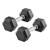 Hex rubber compact dumbbell, 3 kg, piece