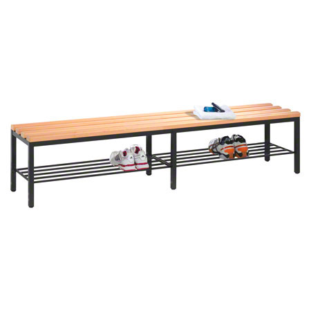 Bench with shoe rack, 42x200x35.3 cm