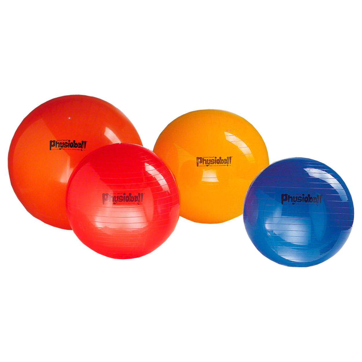 Original Pezzi Fitness Gym ball Physioball 105cm Yellow w/ Pump for Yoga Pilates 