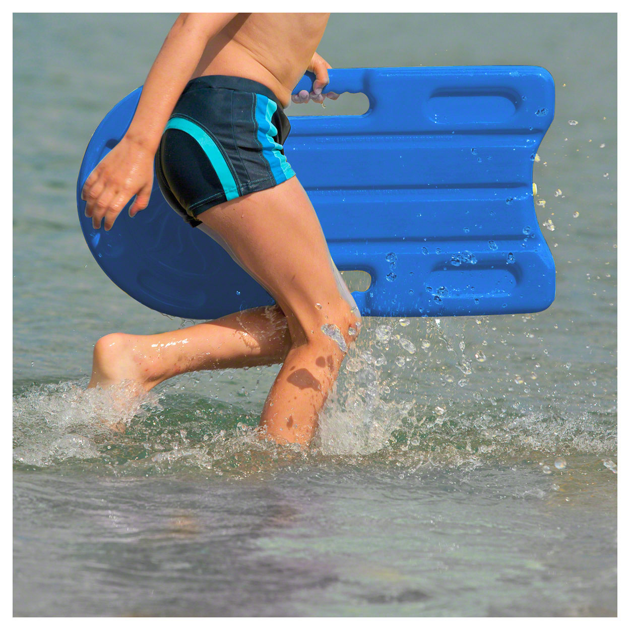 Swimming board with handle large 60x33x5 cm buy online SportTec