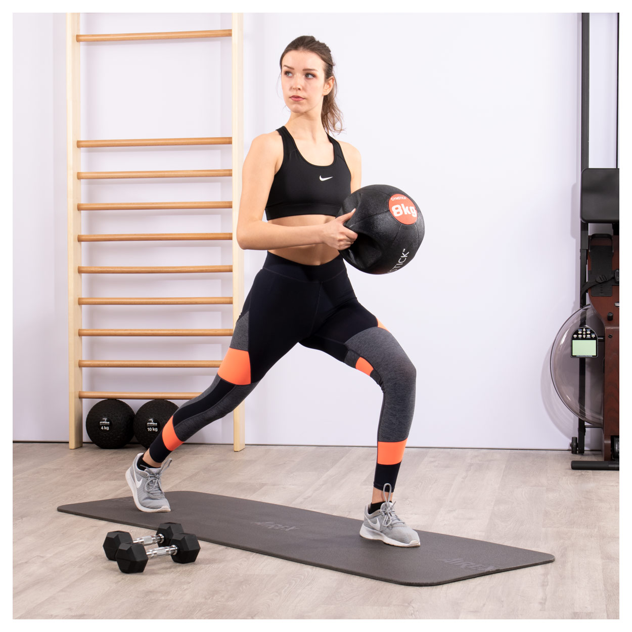 Gymstick medicine ball with handles, Ø 25 cm, 8 kg buy online SportTec