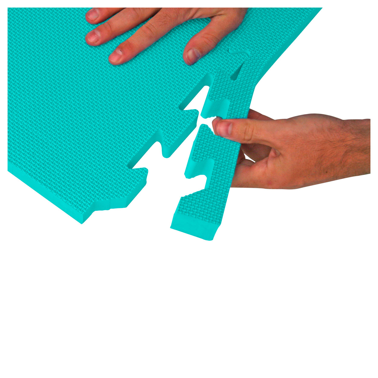 Vario-Top exercise mat, LxWxH 100x100x2.5 cm, green buy online | Sport-Tec