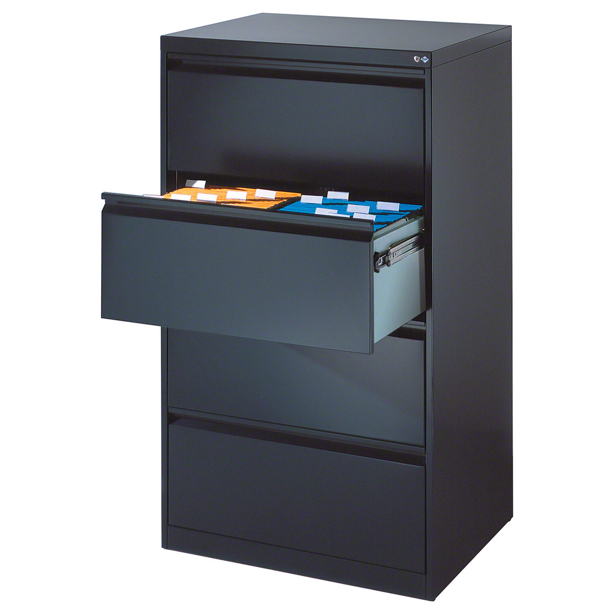 Suspension filing with 4 drawers, LxWxH 135,7x78,7x59 cm, with