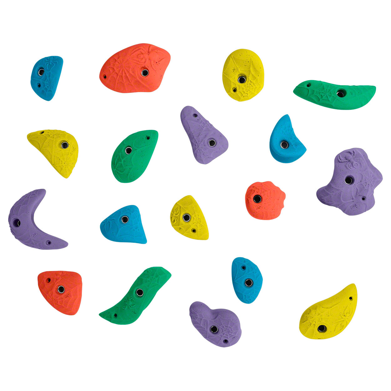 Climbing grip set large, 10piece. buy online SportTec