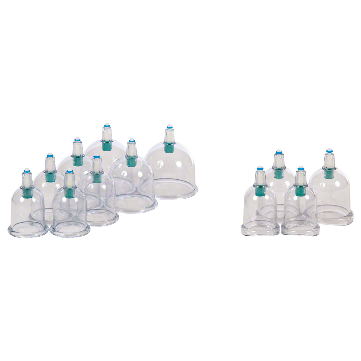 Cupping glass Set with vacuum pump, 18piece buy online SportTec
