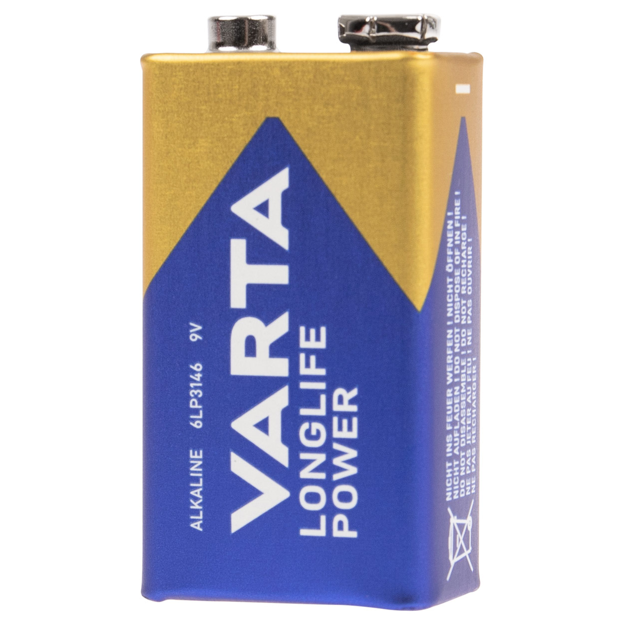 VARTA Longlife POWER E-Block 9V, 1 piece buy online