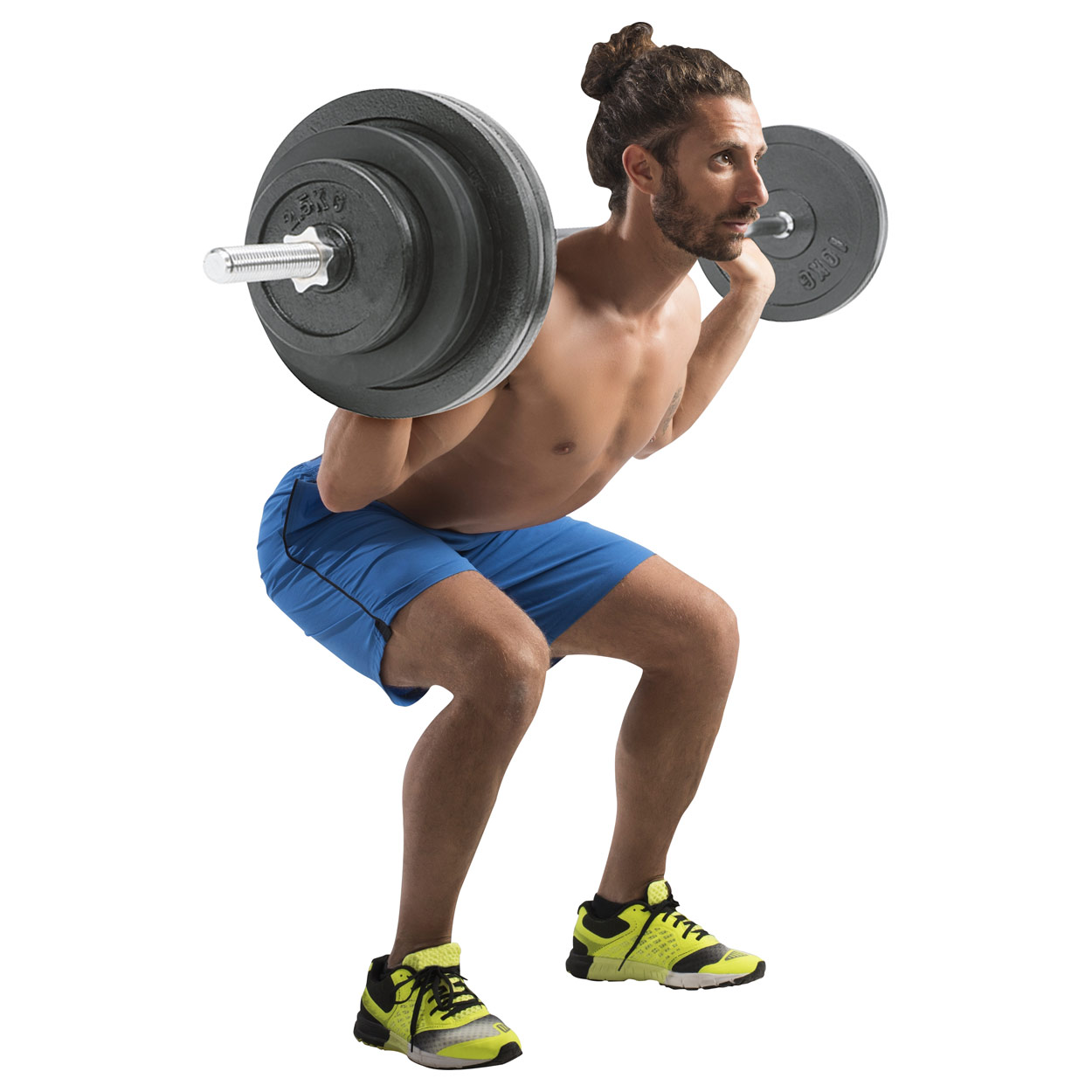 30-50kg Kurzhanteln Langhantel Set Fitness Hantelscheiben Gewichte Krafttraining