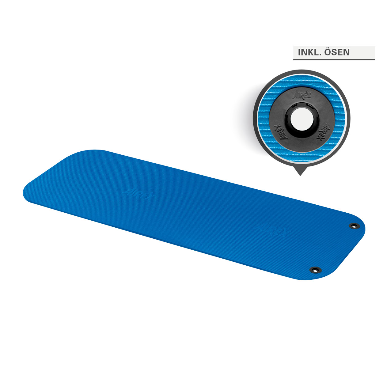 AIREX gymnastic mat Coronella incl. eyelets, LxWxH 185x60x1.5 cm