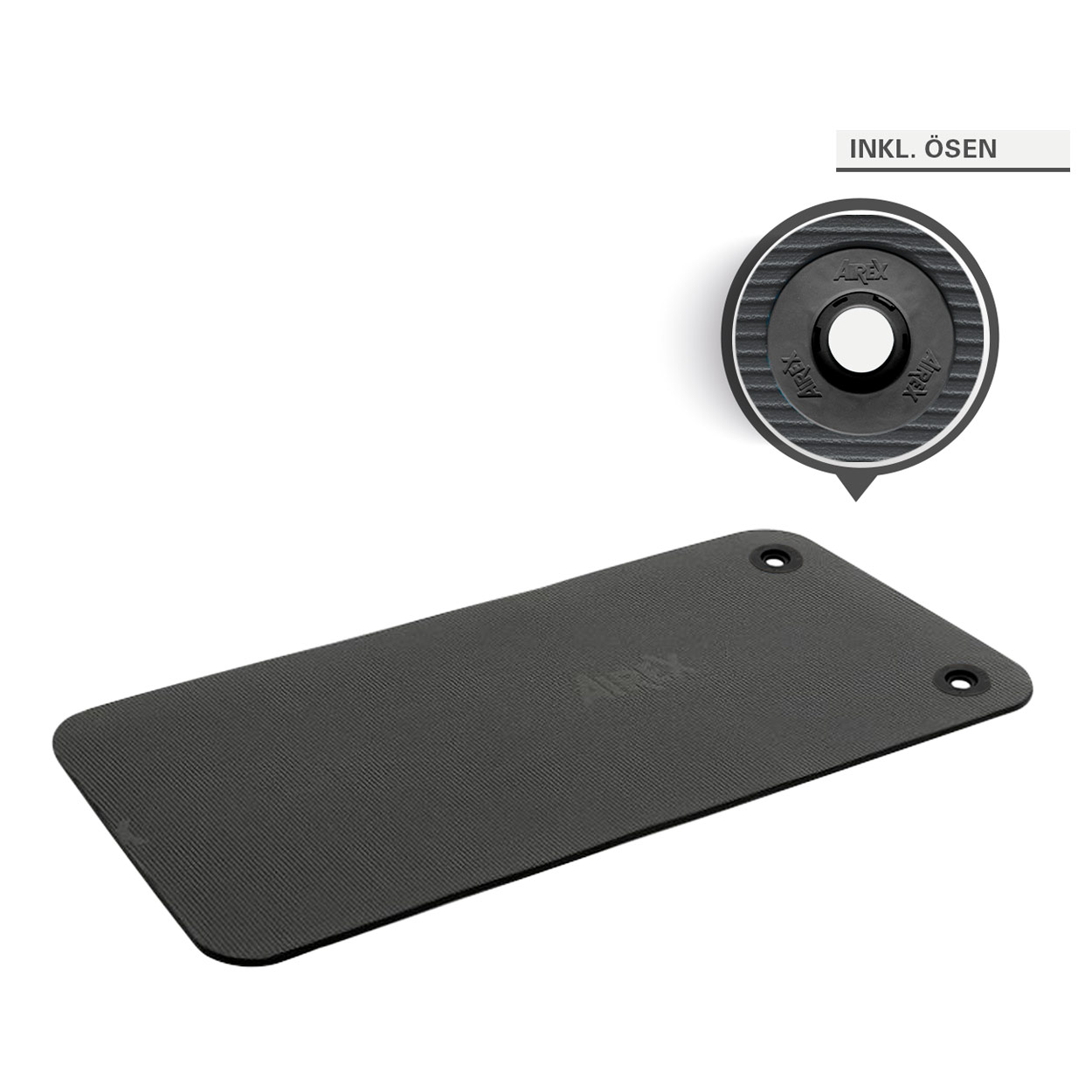 AIREX gymnastic mat Fitline Studio 100 incl. eyelets, LxWxH 100x50x1 cm