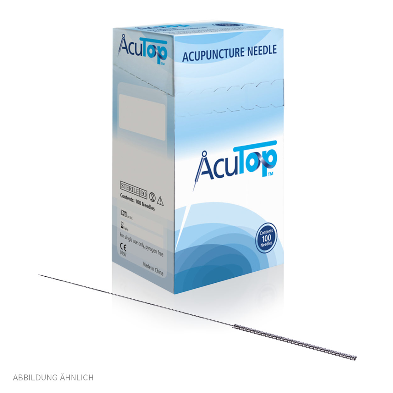 Acupuncture needles with matal handle, 0.25x40 mm buy online SportTec